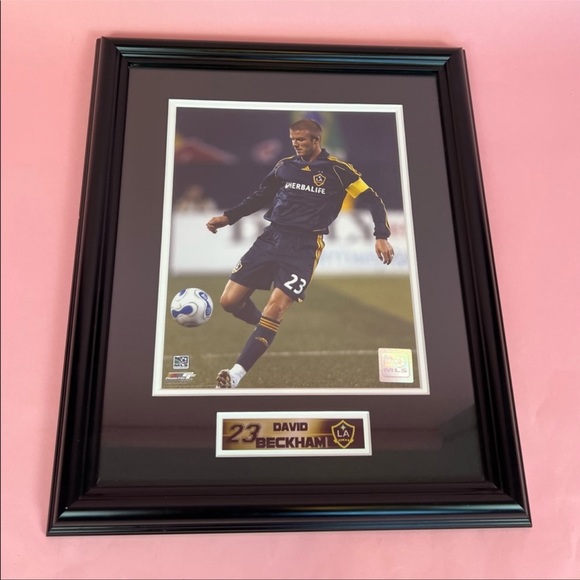 David Beckham L.A. Galaxy MLS Framed Art - Picture 5 of 11
